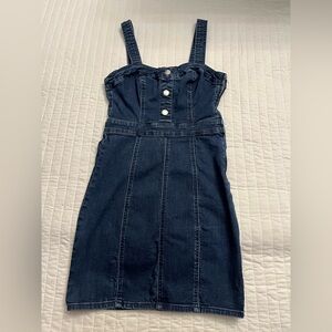 Guess denim bodycon mini dress